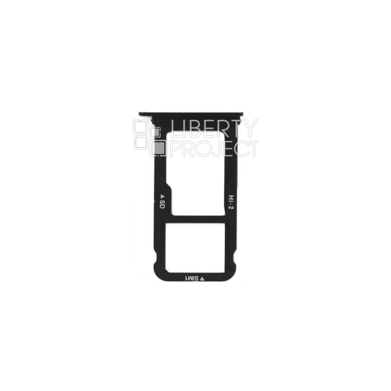 Держатель SIM карты для Huawei Mate 10 ALP L09 черный