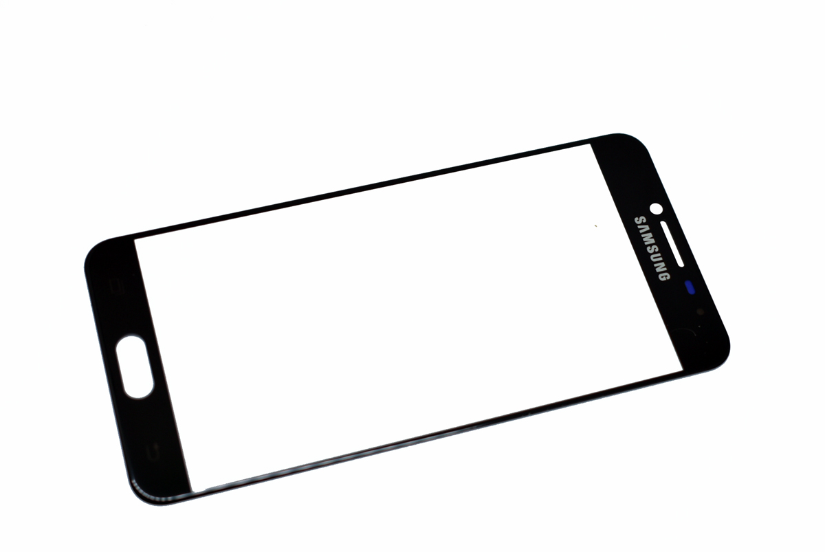 Стекло для переклейки Samsung Galaxy C5 черный