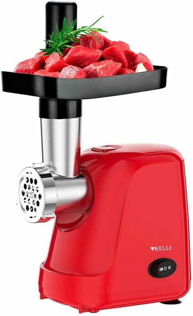 Мясорубка KELLI KL-5007 красный