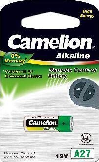 Элементы питания CAMELION (12829) A27-BP1