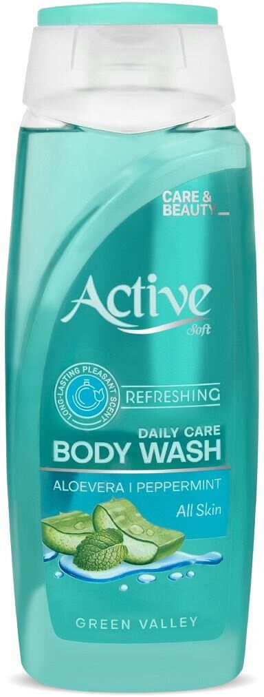 Гель для душа ACTIVE CARE & BEAUTY. Освежение. 400 мл. Green 532302066