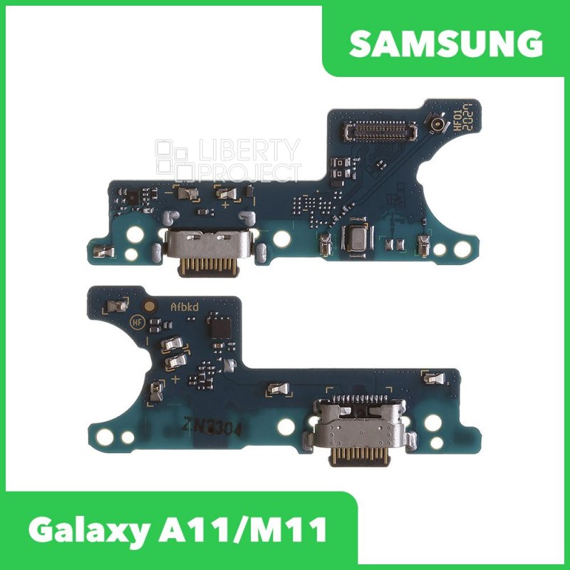 Шлейф/FLC Samsung Galaxy A11/M11 SM-A115/M115 на системный разъём/микрофон (оригинал)
