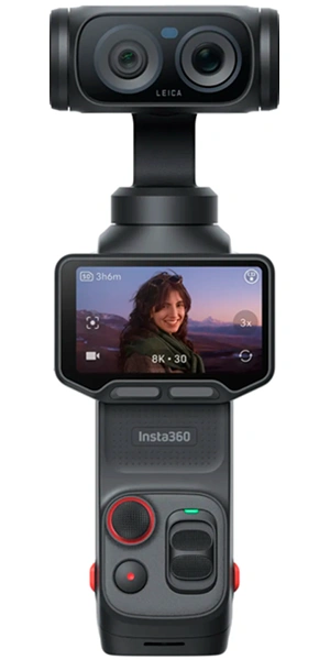 Экшен-камера Insta360 Luna Ultra Standard Bundle Dual-Lens 8k черный