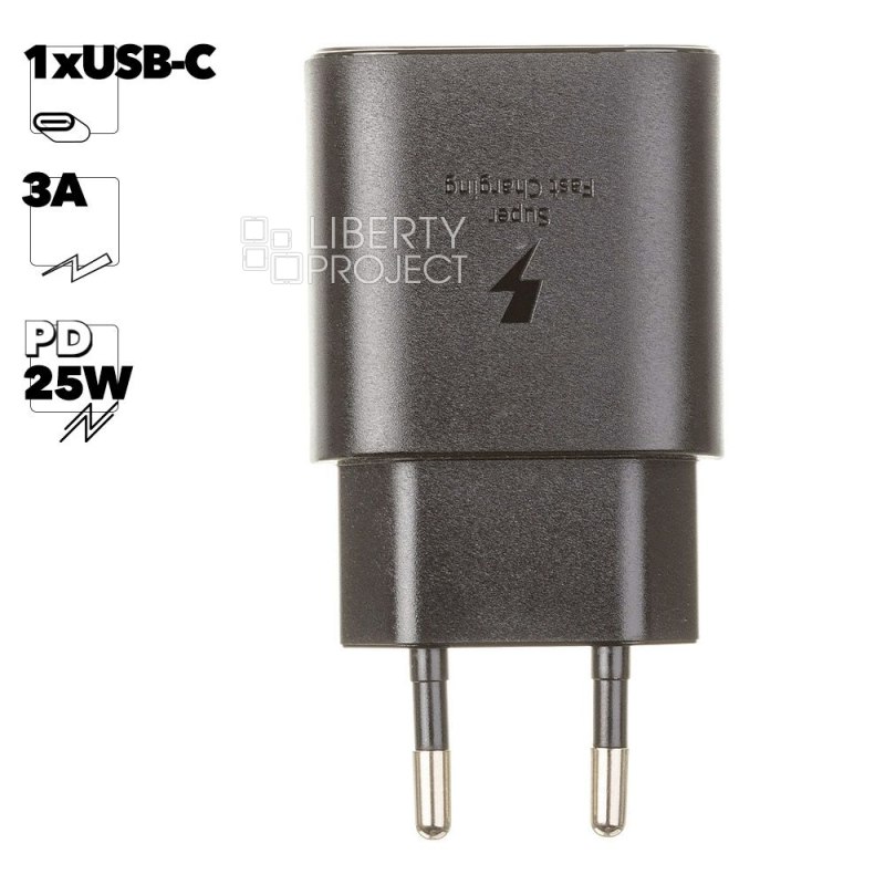 СЗУ Samsung 1xUSB-C, 3А, PD25W, 0531741048S (черный)