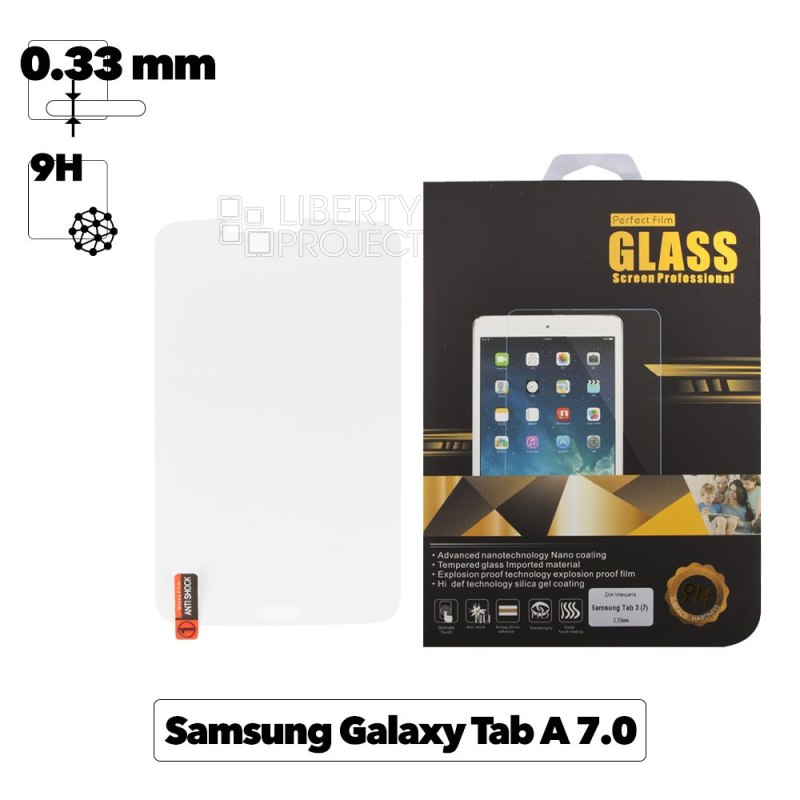 Защитное стекло для Samsung Tab 3 (7) Tempered Glass 0,33 мм 9H (ударопрочное)