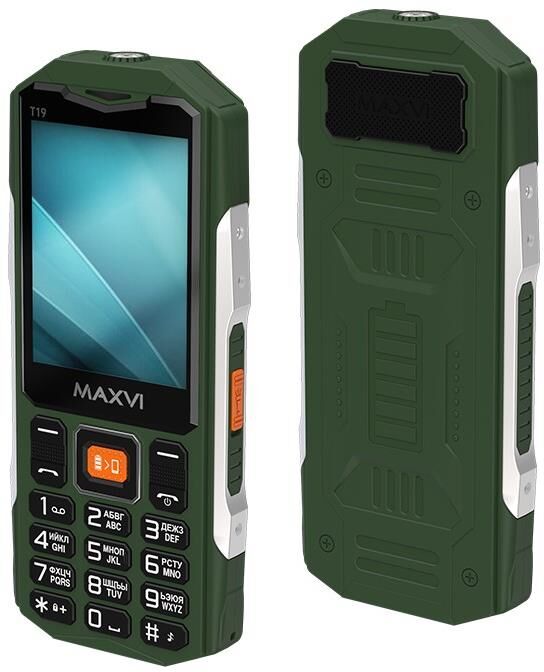 Телефон MAXVI T19 green
