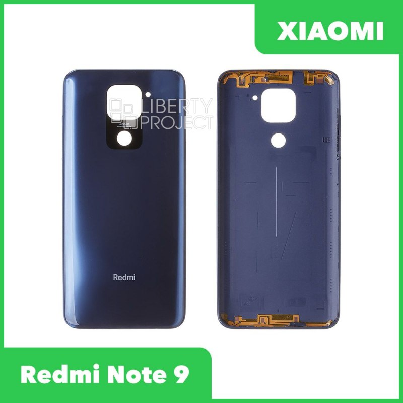 Задняя крышка для Xiaomi Redmi Note 9 (серый)
