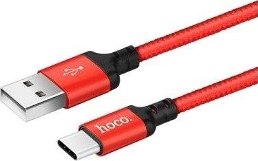 HOCO (6957531062936) X14 USB (m)-Type-C (m) 2м красный/черный