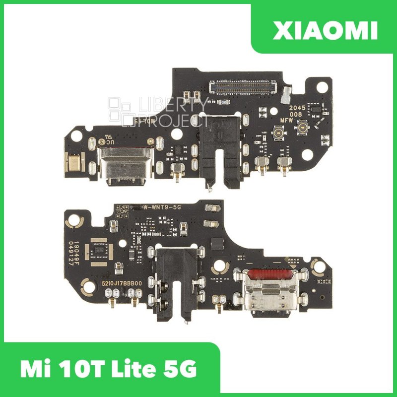 Шлейф/FLC Xiaomi Mi 10T Lite 5G (M2007J17G) на системный разъём/разъём гарнитуры/микрофон