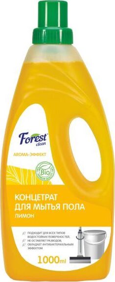 FOREST CLEAN Концентрат для мытья пола "Лимон" 1000 мл
