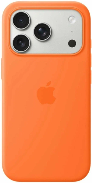 Чехол Apple iPhone 17 Pro Max Silicone Case with MagSafe - Orange (MGFL4) оранжевый