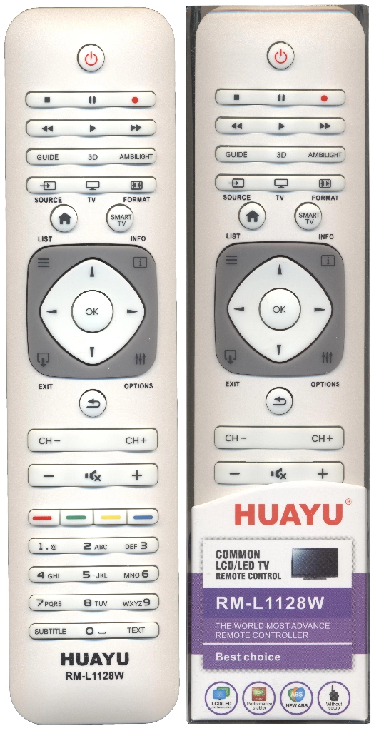 Универсальный пульт Huayu для Philips RM-L1128W 3D