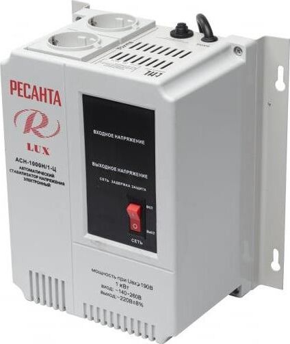 Стабилизатор напряжения РЕСАНТА АСН-1000Н/1-Ц LUX