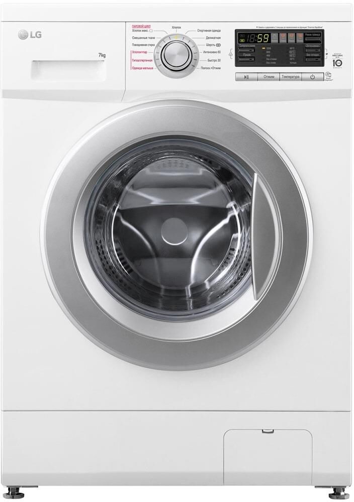 Cтиральная машина LG F1296HDS1 белый