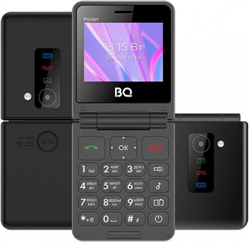 Телефон мобильный BQ 2456 Pocket Black