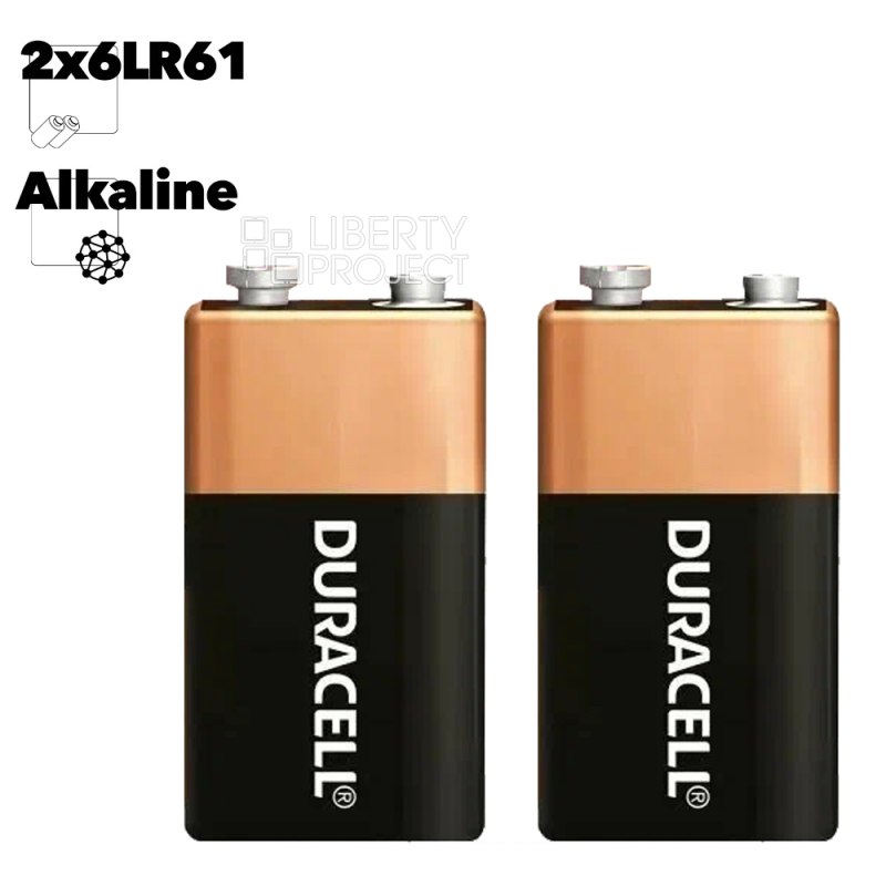 Элемент питания Duracell Крона 9V 6LR61 Basic BL 2 (2 шт)
