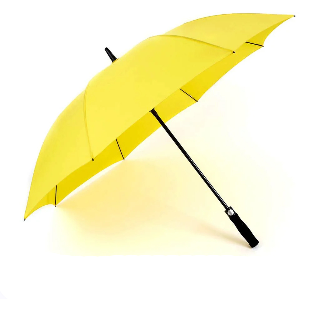 Зонт RiSETIME, Golf Automatic Umbrella, автоматический, трость с прямой ручкой, цвет: желтый