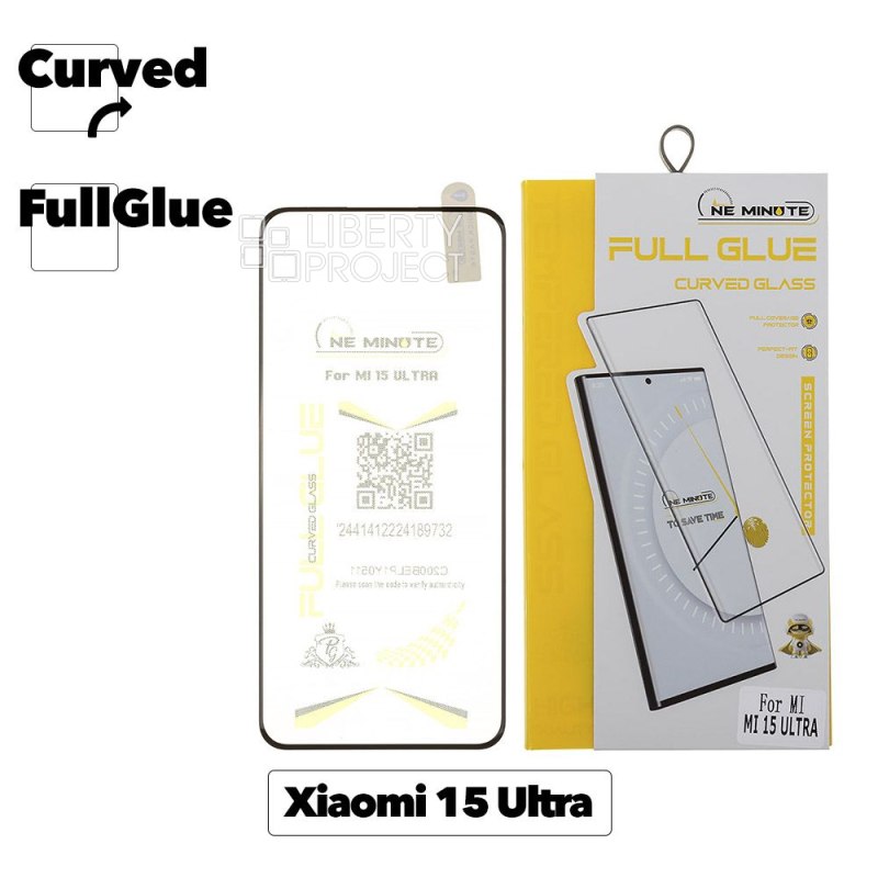 Защитное стекло "One Minute" для Xiaomi 15 Ultra Full Glue Curved Glass