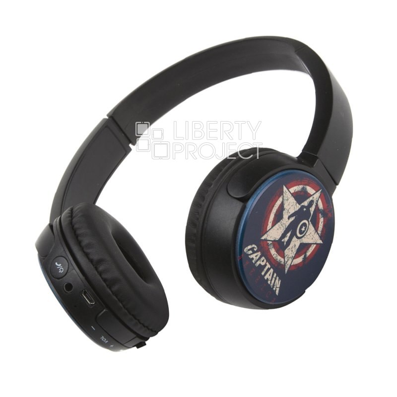 Bluetooth беспроводная гарнитура AVENGERS KR-1000 "Capitan" (черная)