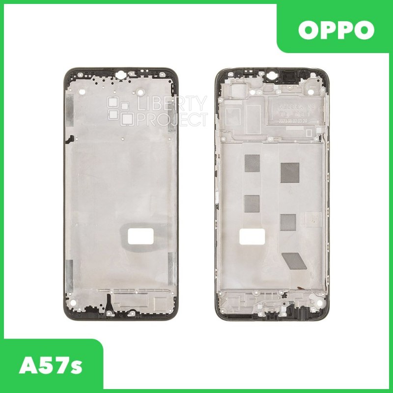 Рамка дисплея для OPPO A57s (CPH2385) (черный)