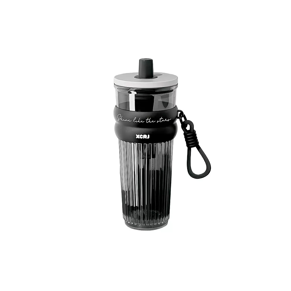 Бутылка XCRJ, X-1405, Tritan Drinking Cup, Tritan, 750мл, цвет: чёрный, серый