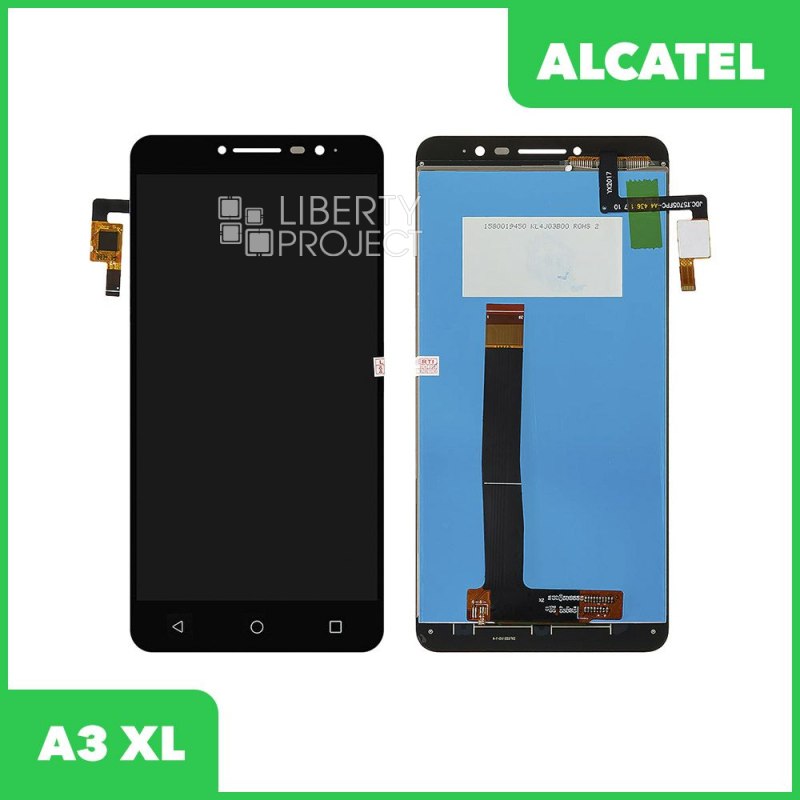 LCD дисплей для Alcatel 9008D (A3 XL) в сборе с тачскрином (черный)