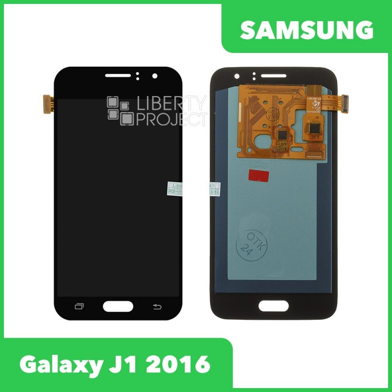 LCD дисплей для Samsung Galaxy J1 2016 SM-J120 в сборе с тачскрином OLED (черный)
