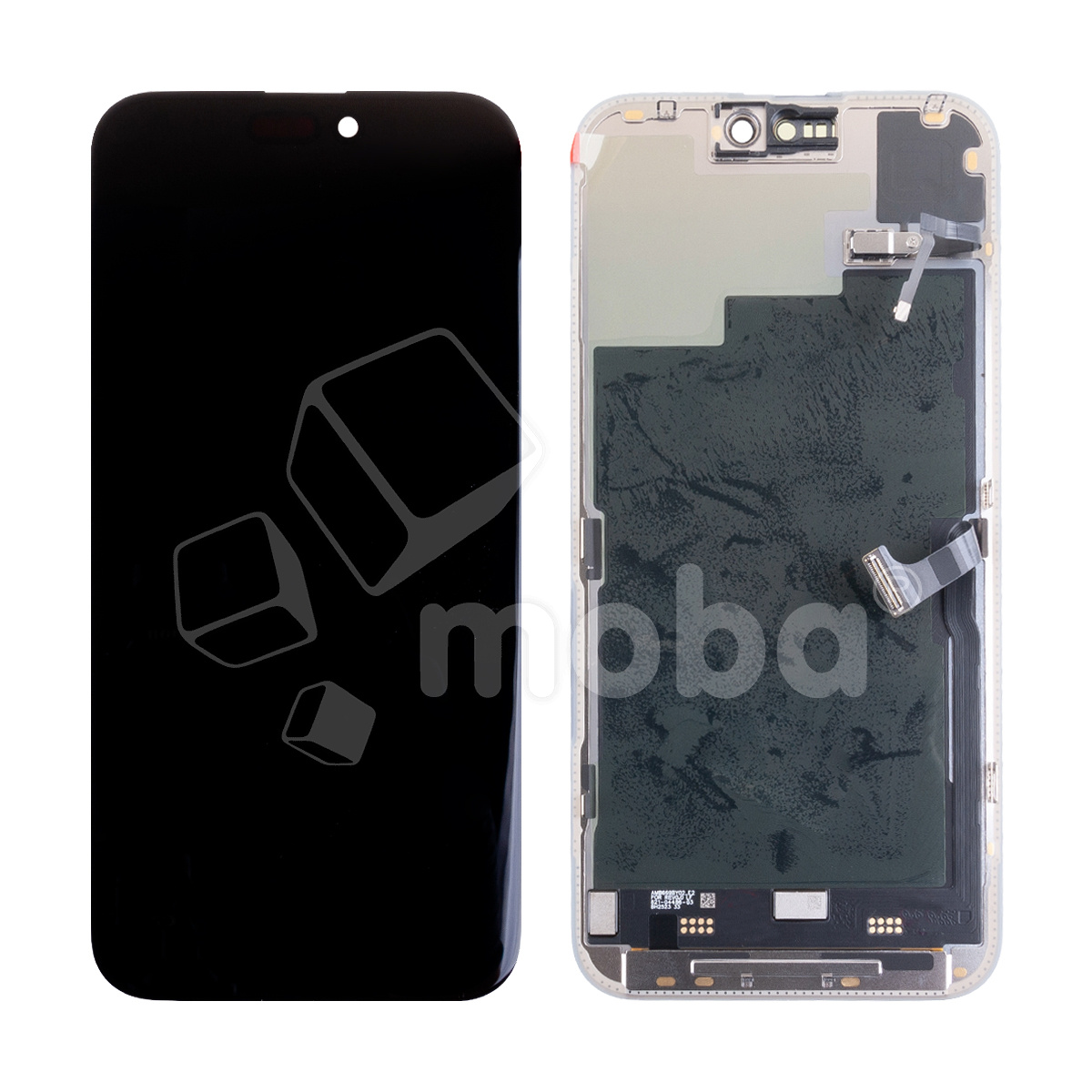 Дисплей для iPhone 15 Pro Max (A3106) в сборе с тачскрином Черный - OR (SP) (с верификацией “Новая запчасть”)