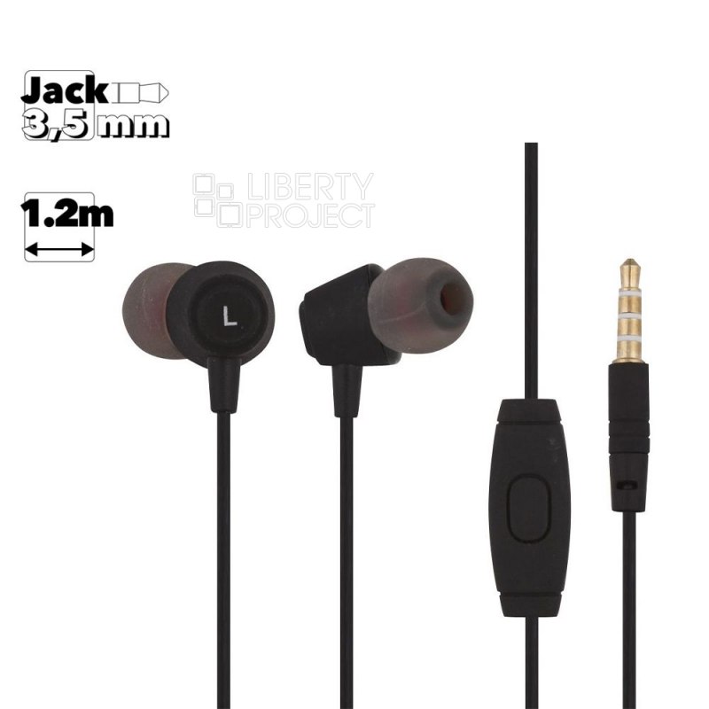 Гарнитура inkax Z05 Ancient sounds 3.5мм, внутриканальная, 1.2м (чёрный)