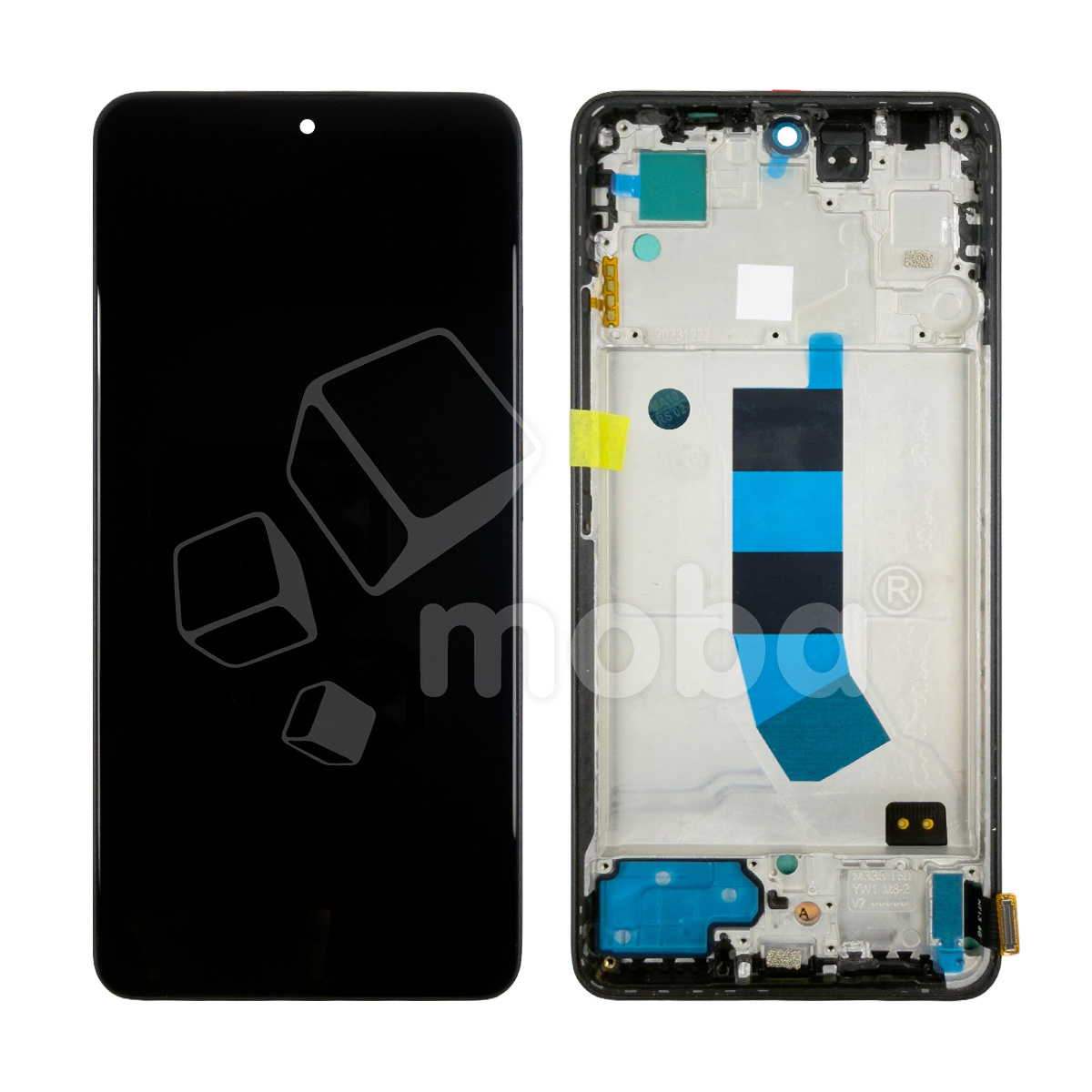 Дисплей для Xiaomi Redmi Note 13 4G (23129RAA4G/23124RA7EO/23129RA5FL) модуль с рамкой Черный - (In-Cell)
