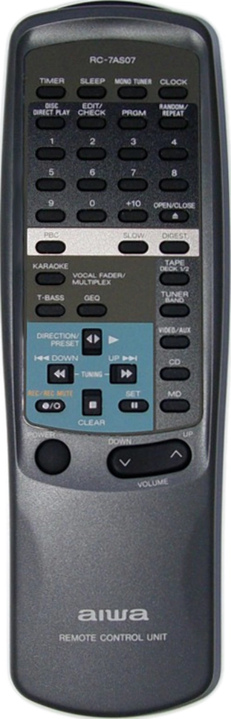 Пульт Aiwa RC-7AS07 к муз. центру для музыкального центра Aiwa