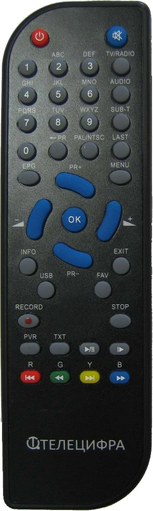 Пульт Telecifra MINI SD 2010 для DVB-T2 ресивера