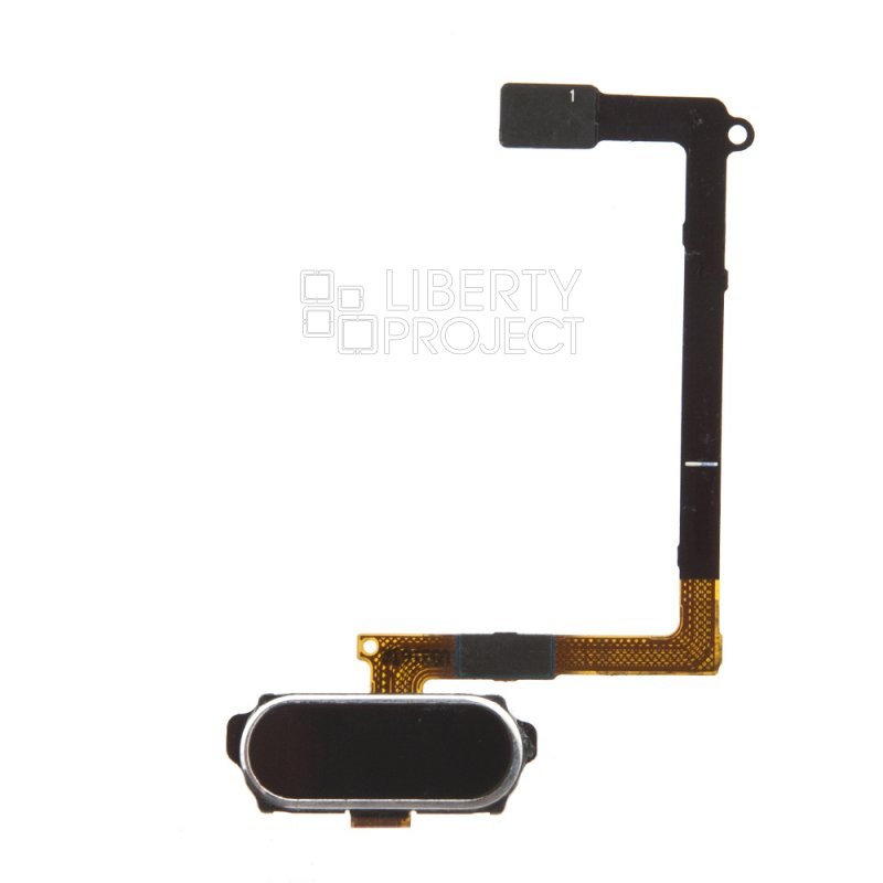Шлейф/FLC Samsung Galaxy S6 SM-G920F (с кнопкой Home) черный