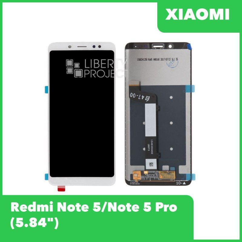 LCD дисплей для Xiaomi Redmi Note 5/Note 5 Pro с тачскрином (белый)