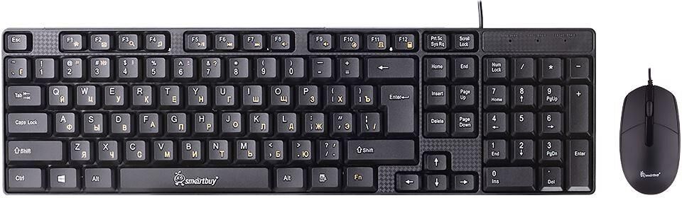 Клавиатура+мышь SMARTBUY SBC113208K черный