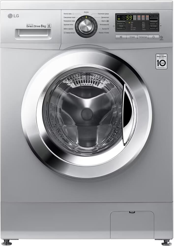 Стиральная машина LG F1296TD4 серебристый