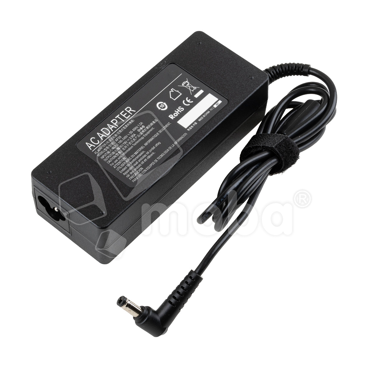Блок питания (сетевой адаптер) для ноутбука Toshiba 19V, 3,95A, 75W (5,5x2,5) - Стандарт (без сетевого кабеля)