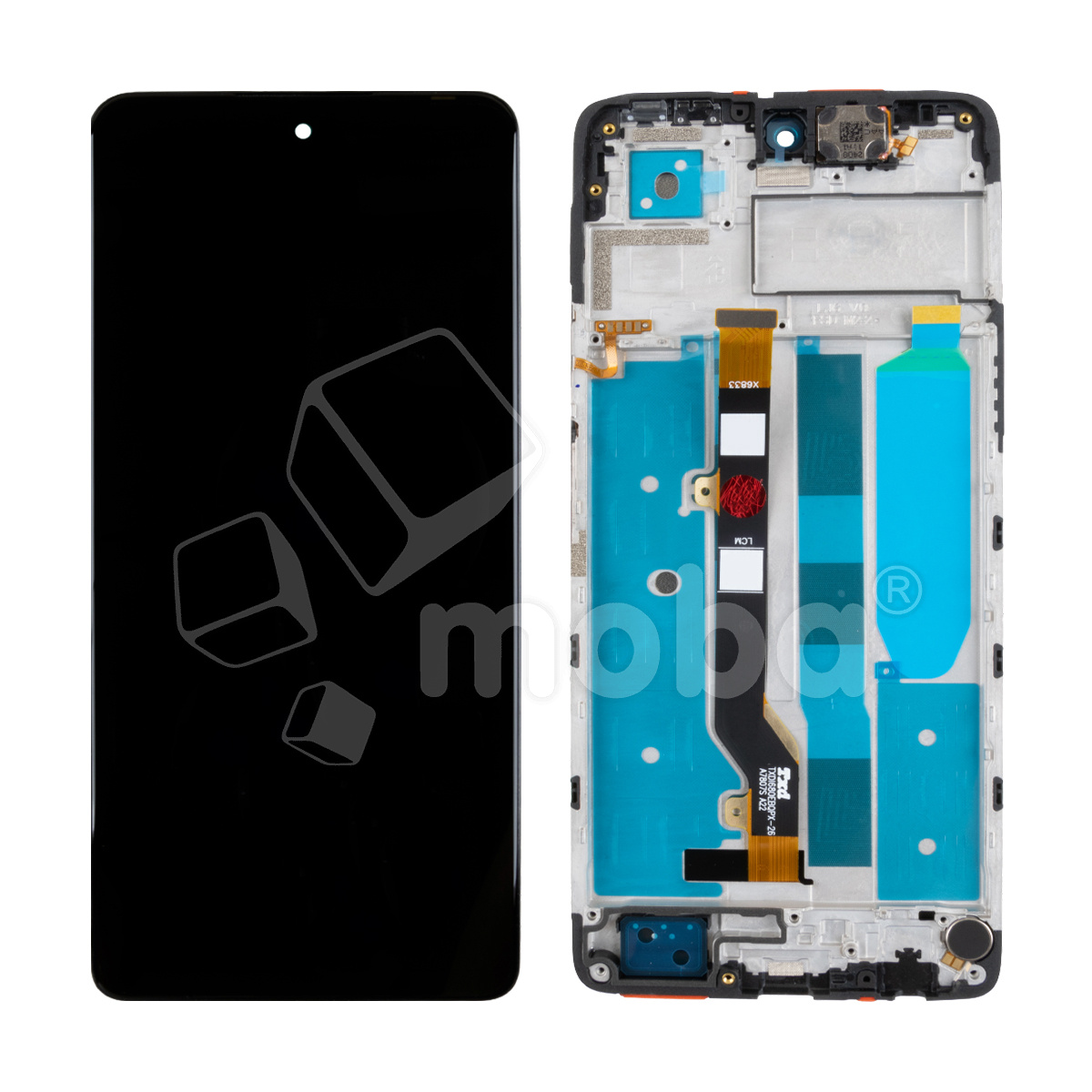 Дисплей для Tecno Pova 7 Neo (LJ6) модуль с рамкой Черный - OR
