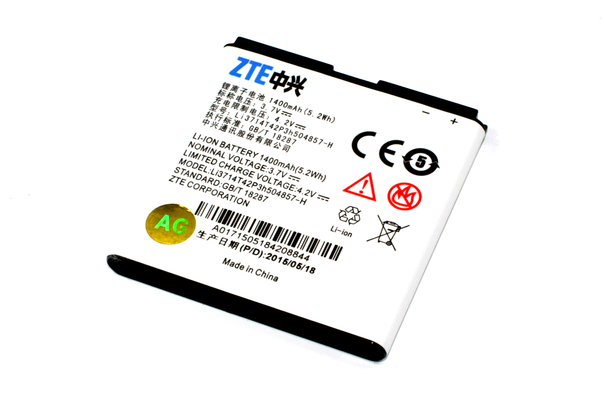 Аккумулятор для ZTE Li3714T42P3h504857-H/Blade M 1400 мАч батарея