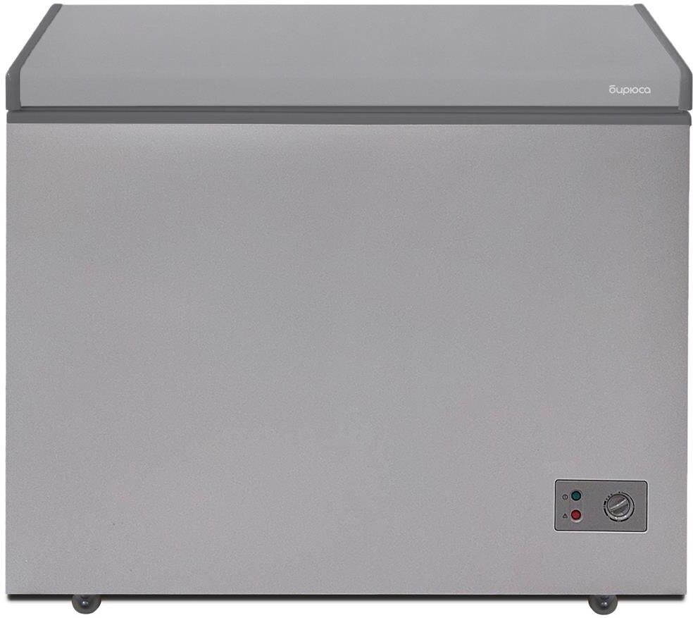 Морозильник БИРЮСА M210KX 200л (ларь, глухая крышка) металлик