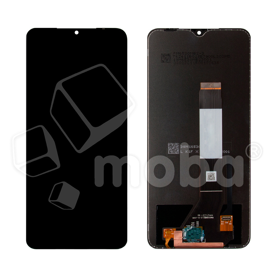 Дисплей для Xiaomi Poco M3/Redmi 9T (M2010J19CG/M2010J19SY) в сборе с тачскрином Черный - OR (Full HD, 300 Кд/м2, 60 Гц)