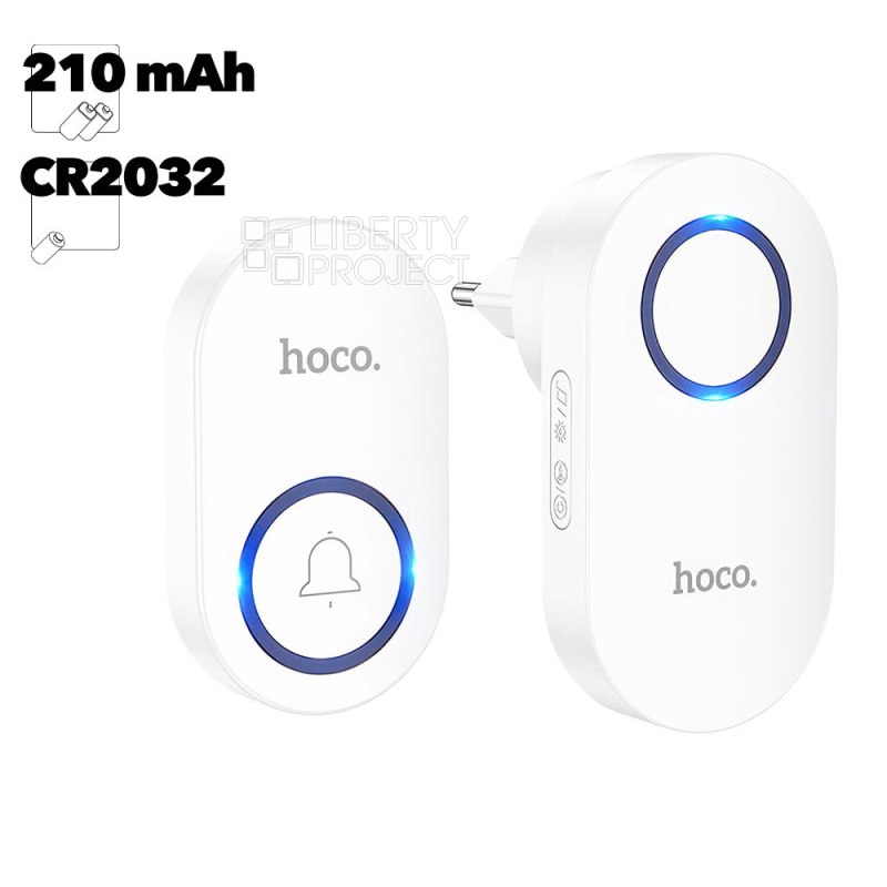 Беспроводной дверной звонок HOCO HI25 (белый)