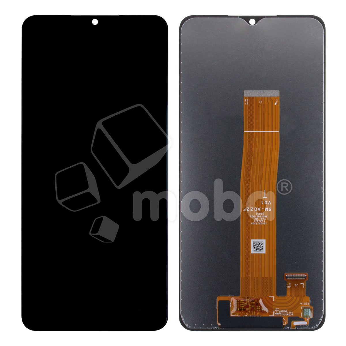 Дисплей для Samsung Galaxy A02 (A022G) в сборе с тачскрином Черный - OR