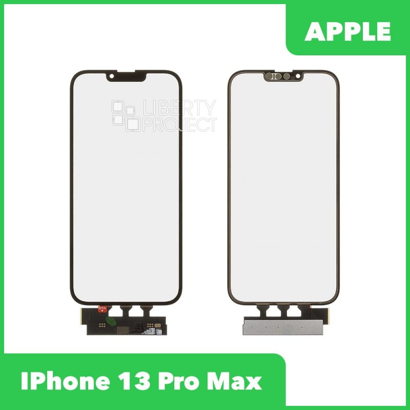 G+OCA PRO тачскрин для IPhone 13 Pro Max олеофобное покрытие (без чипа) (черный)
