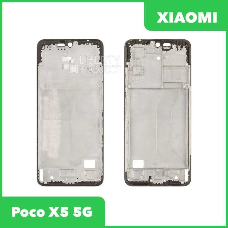 Рамка дисплея для Xiaomi Poco X5 5G (22111317PG) (черный)