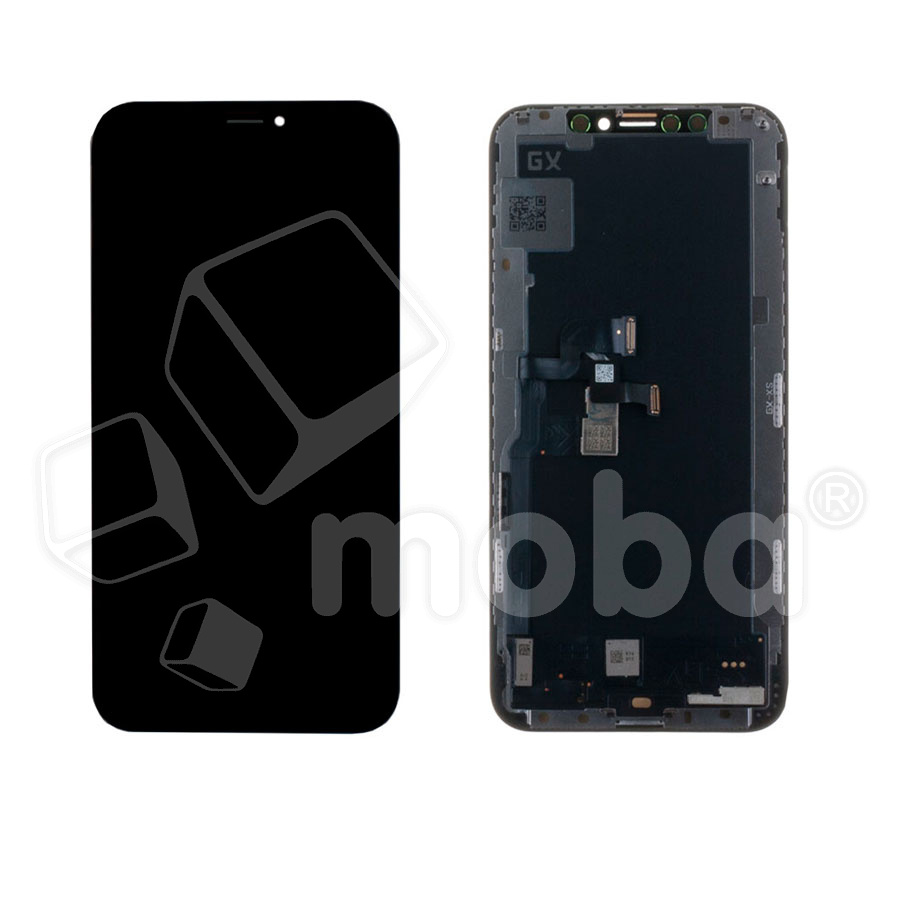 Дисплей для iPhone Xs (A2097/A1920) в сборе с тачскрином Черный - (Hard OLED, Full HD)