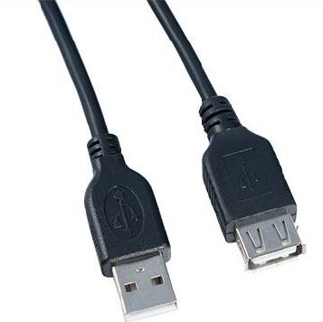 Кабель, переходник PERFEO (U4501) USB2.0 A вилка - А розетка 0.5 м