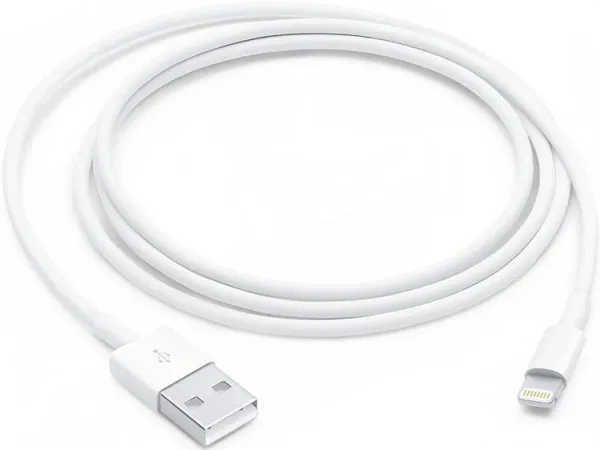 Кабель совместимый с Apple USB/Lightning 1м белый (MUQW3ZE/A) (CE)