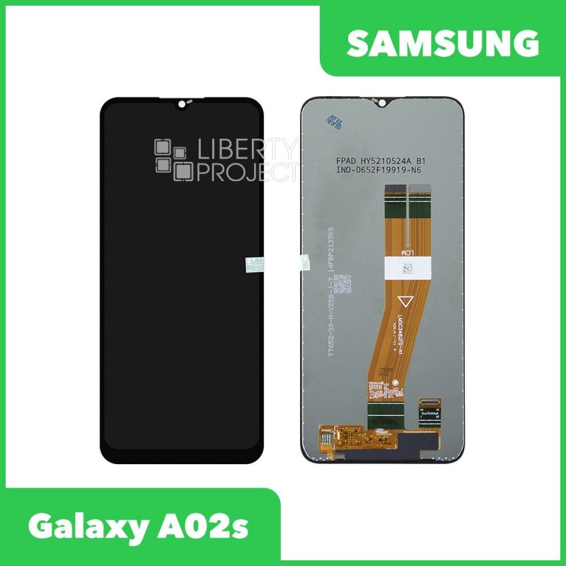 LCD дисплей для Samsung Galaxy A02s SM-A025 в сборе с тачскрином (черный)