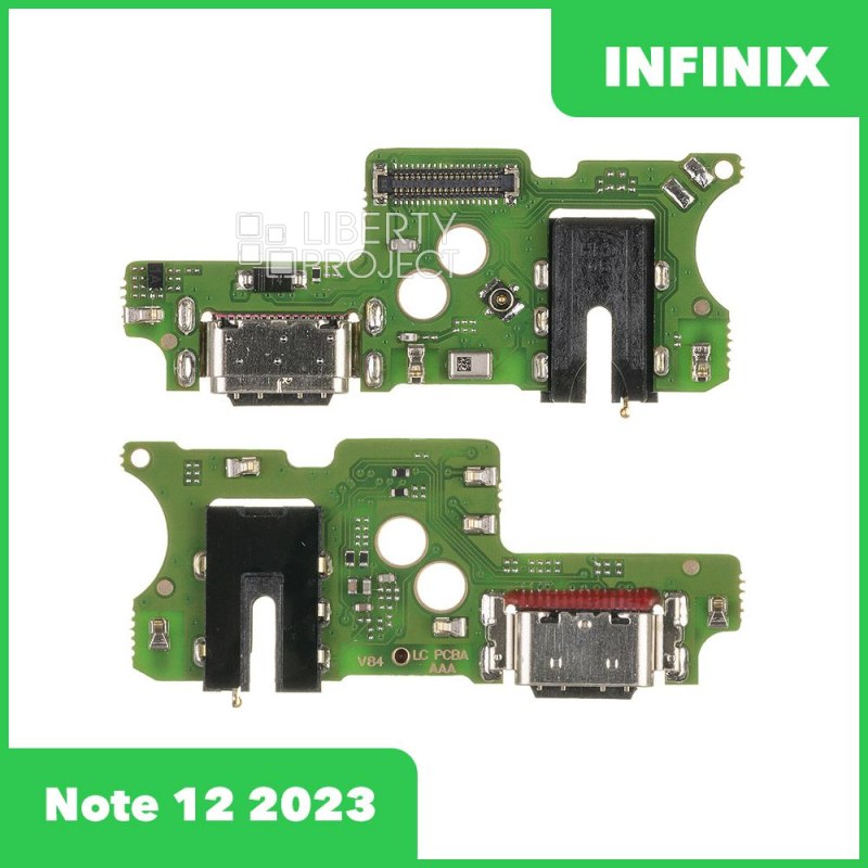 Шлейф/FLC Infinix Note 12 2023 (X676C) на системный разъём/микрофон ориг